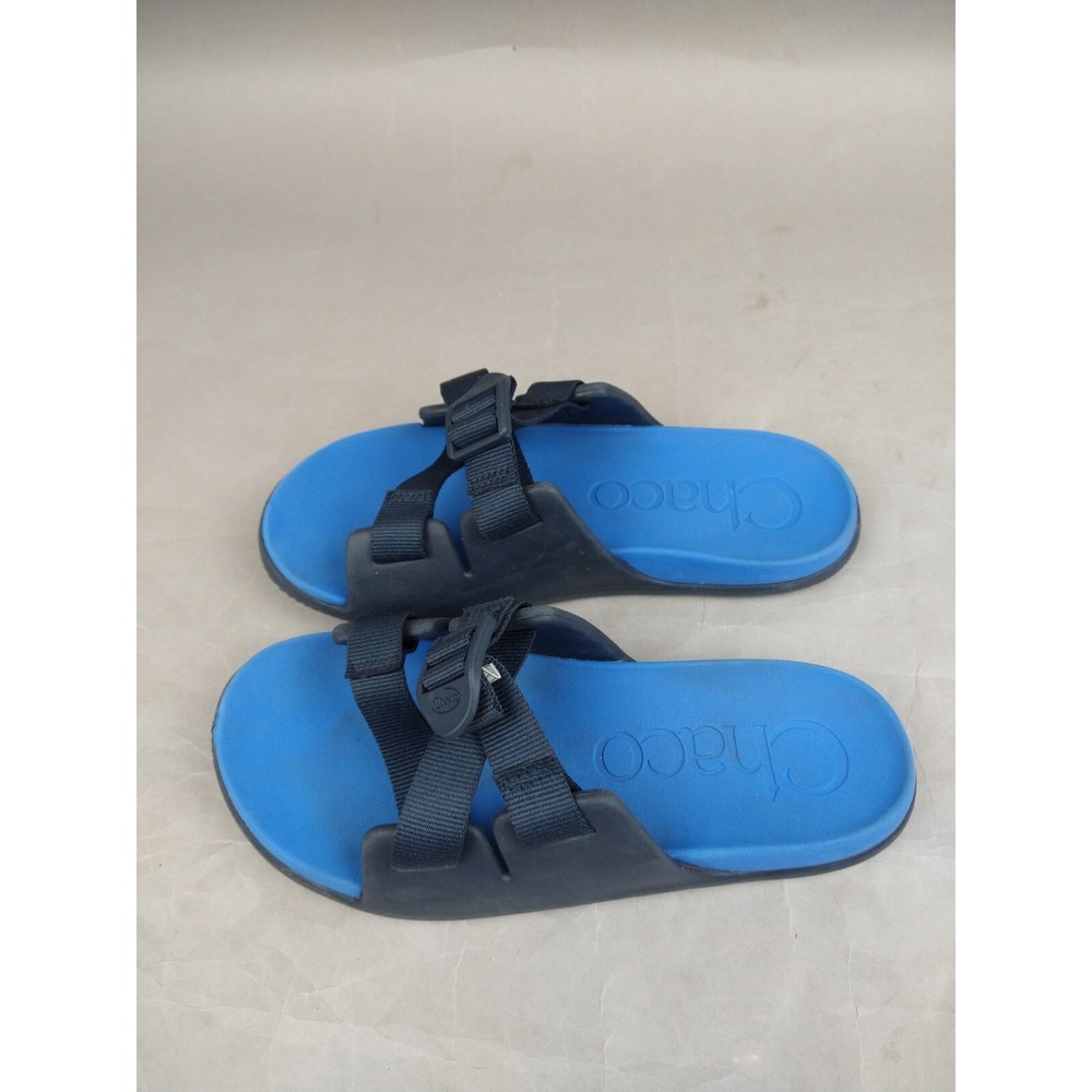 Chaco‎ Chillos Slide Sandals - Blue - Kids Youth Size 4 - Picture 4 of 12
